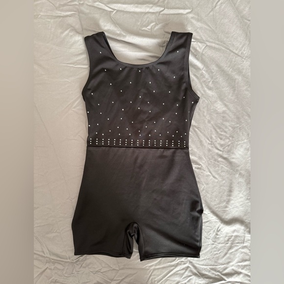 Cat & Jack Black Sleeveless Leotard - Picture 1 of 3